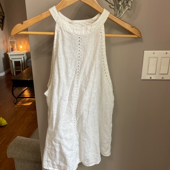 Anthropologie Cloth & Stone linen sleeveless top - Picture 2 of 4